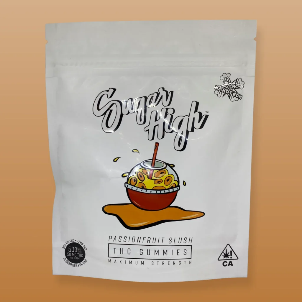 sugar high passionfruit slush 500mg gummies sugar high passionfruit slush 500mg gummies