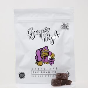 sugar high grape ape 500mg gummies